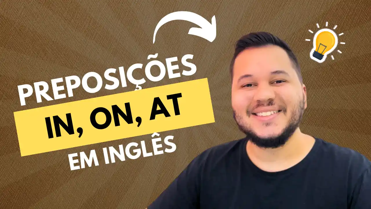 preposições in on at em inglês
