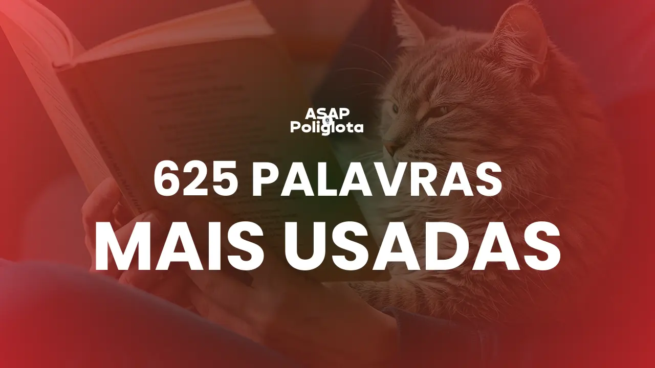 As 625 palavras mais usadas do inglês